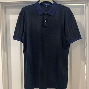 Peter Millar short sleeve 3 button golf polo